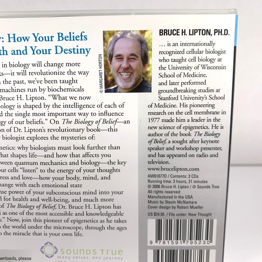 The Biology of Belief: Unleashing the Power of Consciousness -Bruce H. Lipton CD - Picture 5 of 12
